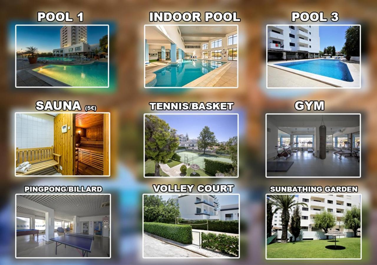 Sea View Apartment - 3 Swimming Pool & Fitness Albufeira Exterior foto